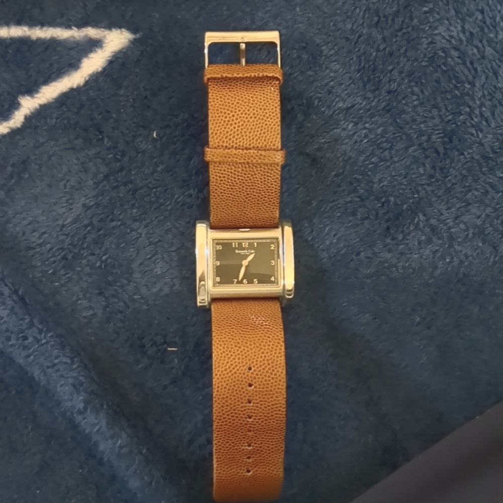 Kenneth Cole watch Brown leather Band